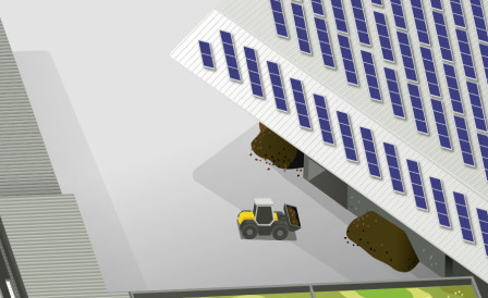 Kompostsilo / Kompostbezug